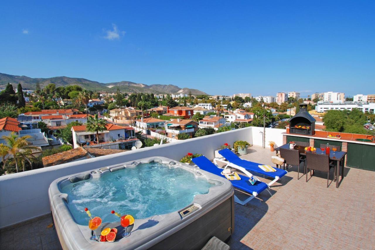 Appartement Isla De Benalmadena 1, Jacuzzi, 80M From The Sea, Ac, Bbq, Private Parking, Big Terrace Extérieur photo