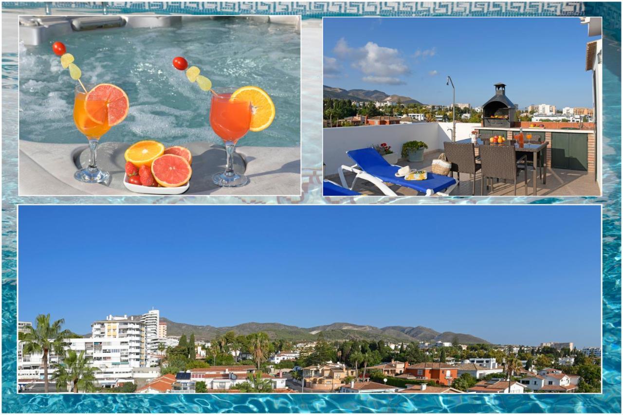 Appartement Isla De Benalmadena 1, Jacuzzi, 80M From The Sea, Ac, Bbq, Private Parking, Big Terrace Extérieur photo